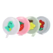 4 Pcs Plastic Retractable Tape Measuring Portable Mini Measure