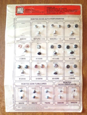 Vintage Salesman Samples EBERLE S. A. Divisao de Componentes Metalicos (d)