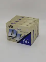 4 JVC DVC Mini DV Digital Video Tape M-DV60ME 60 Minutes Japan / Z5