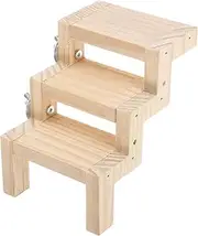 Sosoport Bird Perch Climbing Ladder Birdcage Toy Parrot Cage Ladder Bird Supply z Shape Toy