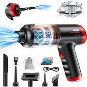 AX2V Car Vacuum Portable Cordless Vacuum for Car with 16000Pa Powerful Suction, Handheld Vacuum and Air Duster 4 in 1, Mini Vacuum with Cleaning Gel, Ideal for Car, Home, Pet, Office