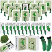 Wonderjune 36 Sets 2025 Graduation Gifts Bulk Emotional Support Pickle Graduation Party Favors for Guests Resin Pickle with Cap Inspirational Card Breathing Box End of Year Gifts for Student