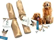 THATUWOOD Coffee Wood Dog Chew Stick - Coffee Wood Stick for Your Pets - Non Toxic - Safe - Puppy Chew Toy for Teething - Made in Vietnam - 1 Pack/2 Pieces (Small)