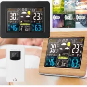 Digital Weather Station Thermometer Sensor Alarm Clock Weather Forecast
