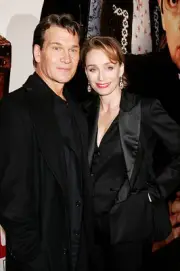 Actors Patrick Swayze Kristin Scott Thomas arrive UK Premiere of K- Old Photo