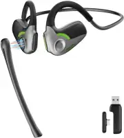 Wireless Gaming Headphone with Detachable Noise Canceling Mic for PC