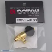 NEW - Gotoh SPBJ-5-AIB-GG 5th String Banjo Tuning Key 13:1 w/ Black Knob - GOLD