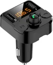 Car Quick Charger, FM Transmitter, Wireless Bluetooth 5.0 Radio Adapter MP3 Musi