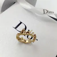 在飛比找Yahoo!奇摩拍賣優惠-Ella精品#DIOR 迪奧 新款戒指 字母logo戒指 女