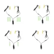 2in1 AAA Battery Eliminator USB Power Supply Replace 1-4pcs1.5V AAA Batteries