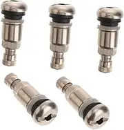 HEALEEP 5pcs Tire Valve Stems Replacement Kit for Cars Trucks Motorcycles and Bicycles Quick Screw Installation Compatible with Various Vehicle Models No Leakage for Tire Pressure