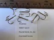 Mustad treble hooks 35647-4 1000 pack