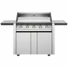 Beefeater 1600 Series SS Five Burner BBQ with Side Burner & Trolley BMG1651SA