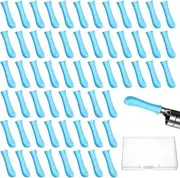 Oruola 60pcs Suear Replacement Tips,Silicone Ear Camera Replacement Tips for Wet/Dry Ear Wax Cleaning,Bebird Ear Wax Removal Tips for Teens Adults Ear Wax Removal Endoscope