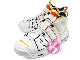 2021 NBA 超經典復刻 NIKE AIR MORE UPTEMPO ROSWELL RAYGUNS 外星人 白黑紅黃 大AIR Scottie Pippen 著用 公牛隊 三連霸 (DD9223-100) !