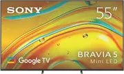 "Sony 55"" Bravia 5 4K Mini LED TV 2025"