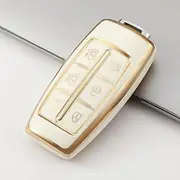 8 6 4 Button TPU Car Key Case Cover Holder Key Shell for Hyundai Genesis GV70 GV80 GV90 2020 2021 2022 Keychain Accessories