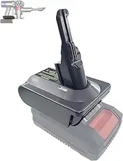 URUN for Dyson V8 Battery Adapter, EIN18V8 Adapter for Einhell 18V Lithium Battery, Work for Dyson V8 Series Animal Absolute Vacuum Cleaner (Adapter Only)