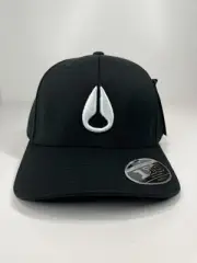 NIXON Flexfit 110 cap hat black Yupoong adjustable one size fits most