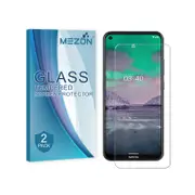 2 Pack MEZON Nokia 3.4 Clear Tempered Glass Screen Protectors