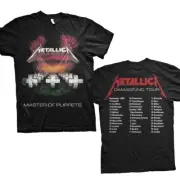 Metallica Master Of Puppets European Tour 86 Shirt S-XXL Official T-Shirt