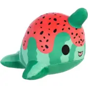 Aurora World Plush - Tasty Peach - WATERMELON NOMWHAL (7 inch) - New