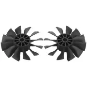 50mm Duct Fan 12‑Blade Propeller Plastic Duct Fan Accessories For RC Planes FA