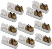 NOLITOY Portable Nail Cleaning Brush Pcs Wire Brush Nail Drill Head for Home Salon