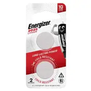 Energizer Lithium Battery CR2025 2 Pack
