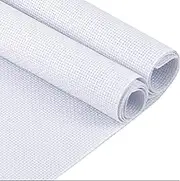 Aida Cloth 14 Count Cross Stitch Fabric 1.5m x 1m for Craft Embroidery 14CT White 59inch x 39inch (White)