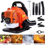 65cc 2-Stroke Upgraded 850CFM 4.3HP Commercial Backpack Gas Powered Leaf Blower