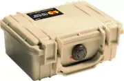 Desert Tan Pelican™ 1150 case fits GoPro Hero 10 9 8 7 6 5 4 3+ wrench&nameplate