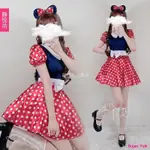 小易優選-萬聖節 成人服裝 COSPLAY 米奇老鼠 白雪公主 表演服 卡通舞臺裝洋裝