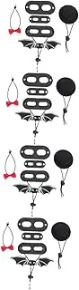 BESPORTBLE 4 Sets Lizard Leash Bearded Dragon Harness Bow Tie Kit Reptile Outdoor Harness Decorative Hat