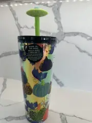 Starbucks UFO Extraterrestrial Tumbler Cold Cup Spaceship Top Alien Invasion New