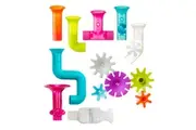 13pc Boon Pipes Tube Cogs Bath Fun Toy Shapes Bundle Baby Kids Children 12m+