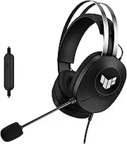 ASUS TUF Gaming H1 Gen II/Wired Gaming Headset/Virtual 7.1 Surround Sound/Lightweight 10.5 oz (297 g) / TeamSpeak Certified Unidirectional Microphone/USB Connection/PC / PS5 / Authentic