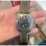 沛納海 PAM1305 鈦金屬 PANERAI LUMINOR SUBMERSIBLE PAM 1305 藍秒針 新款藍