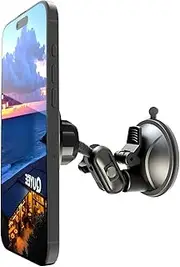 Quyee for Magsafe Universal Magnetic Phone Holder, Multi-Directional Dual 360 Degree Rotating Suction Cup Phone Wall Mount, Tiktok YouTube Vlog Video Recording Kit, Travel Essentials Accessories