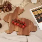 Bunny Cutting Board Cheese Board Chopping Block Wood Bread Board for Vegetables