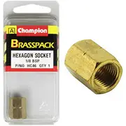 Champion Brass Pack Hex Socket HC46, 1/8"