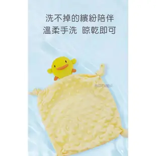 黃色小鴨 逗趣安撫巾 黃色小鴨逗趣響鈴玩偶安撫巾
