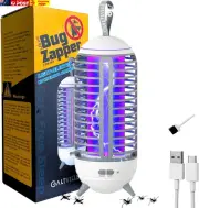 Mosquito Zapper Indoor Outdoor - Rechargeable 2500Mah Type-C Bug Zapper with Cle