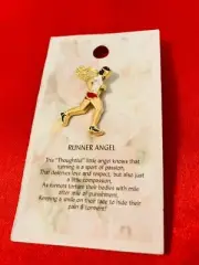 ANGEL RUNNER WITH A THOUGHTFUL MESSAGE FOR YOU OR YOUR FRIEND THE CAT'S MEOW