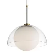 Studio M SM21303S Chapeau 14"W LED Pendant by Mat Sanders - Brass