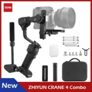 Zhiyun Crane 4 Combo 3-Axis Gimbal Stabilizer For DSLR Cinema Camera Sony Canon
