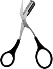 Haifly Professional Precision Trimmer Eyebrow Scissors Remover with Comb Eyel...