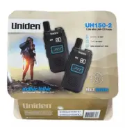 UNIDEN UH150-2 TWIN MINI UHF CB HANDHELD ADVENTURE 2-WAY RADIO 1.5W