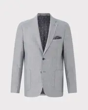 Herringbone Linen Suit Jacket