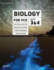 Biology for VCE Units 3 & 4 Student Book+obook pro